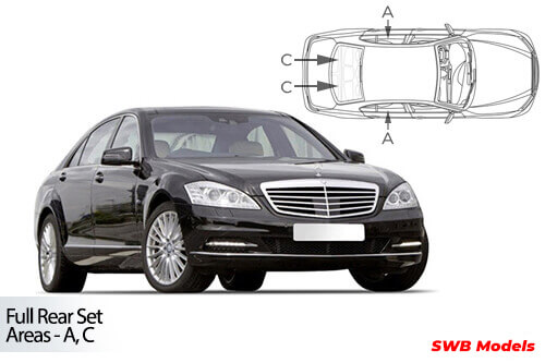 Parasolare Carshades Compatibile Mercedes S Class W221 2006-2013 Sedan/ Berlina