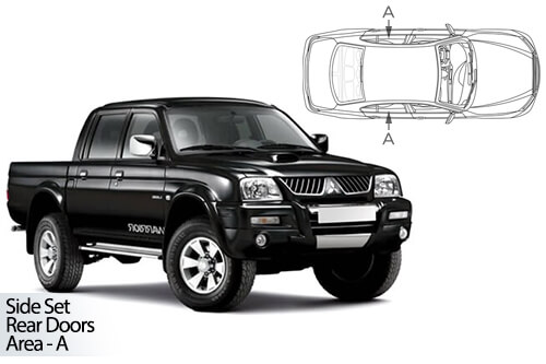 Parasolare Carshades Compatibile Mitsubishi L200 III 1996-2006 Pick-Up