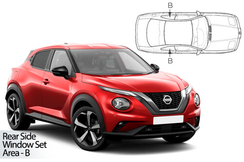 Parasolare Carshades Compatibile Nissan Juke II 2019-Prezent SUV