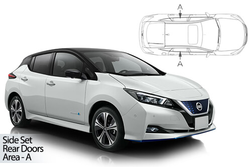 Parasolare Carshades Compatibile Nissan Leaf II 2017-Prezent Hatchback