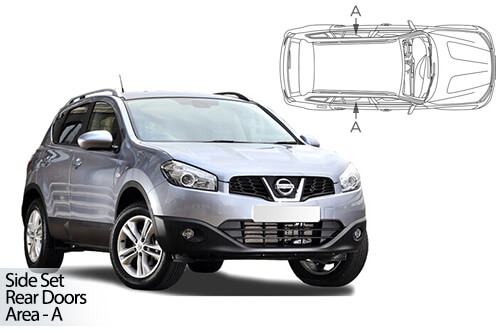 Parasolare Carshades Compatibile Nissan Qashqai I 2007-2013 SUV