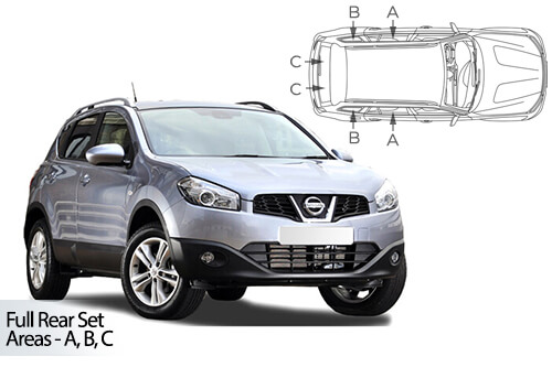 Parasolare Carshades Compatibile Nissan Qashqai I 2007-2013 SUV