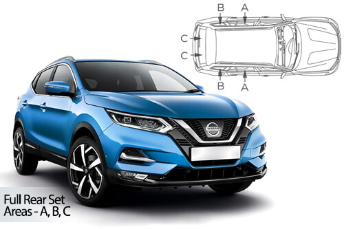 Parasolare Carshades Compatibile Nissan Qashqai II 2013-2020 SUV