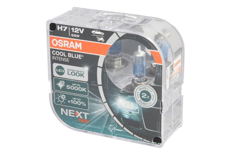 2X Bec Halogen H7 12V Far Auto Cool Blue Intense Osram