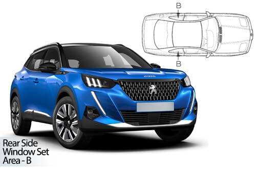 Parasolare Carshades Compatibile Peugeot 2008 II 2019-Prezent SUV