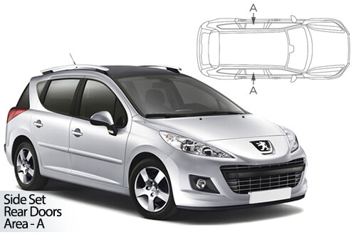 Parasolare Carshades Compatibile Peugeot 207 2006-2014 Combi/ Break