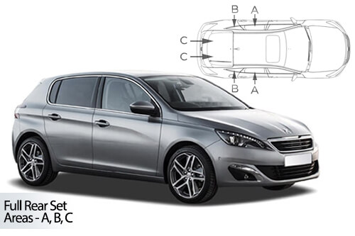 Parasolare Carshades Compatibile Peugeot 308 II 2013-2021 Hatchback