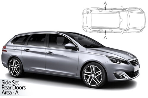 Parasolare Carshades Compatibile Peugeot 308 II 2013-2021 Combi/ Break