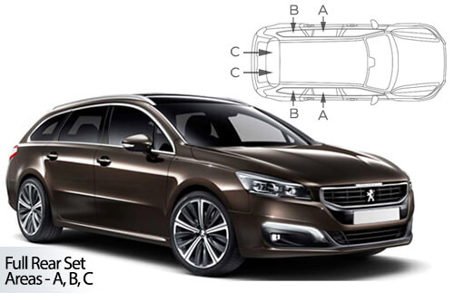 Parasolare Carshades Compatibile Peugeot 508 2010-2018 Combi/ Break