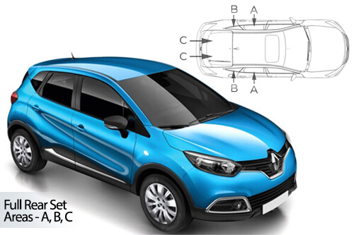 Parasolare Carshades Compatibile Renault Captur I 2013-2019 SUV