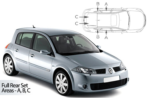 Parasolare Carshades Compatibile Renault Megane II 2002-2009 Hatchback