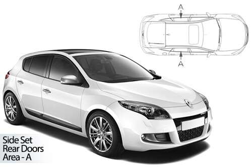 Parasolare Carshades Compatibile Renault Megane III 2009-2017 Hatchback