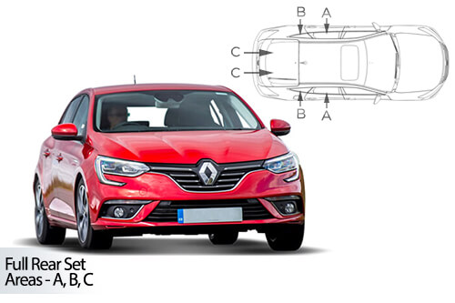 Parasolare Carshades Compatibile Renault Megane IV 2016-Prezent Hatchback