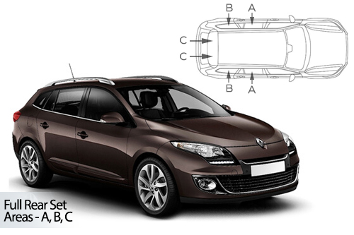 Parasolare Carshades Compatibile Renault Megane III 2009-2017 Combi/ Break