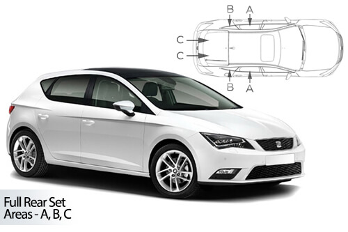 Parasolare Carshades Compatibile Seat Leon III 2012-2020 Hatchback