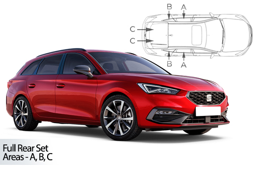 Parasolare Carshades Compatibile Seat Leon IV 2020-Prezent Combi/ Break