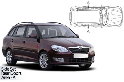 Parasolare Carshades Compatibile Skoda Fabia II 2007-2014 Combi/ Break