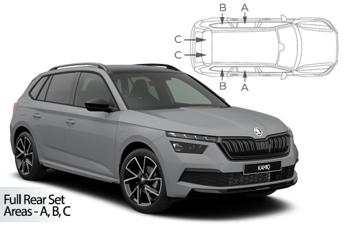 Parasolare Carshades Compatibile Skoda Kamiq I 2019-Prezent SUV