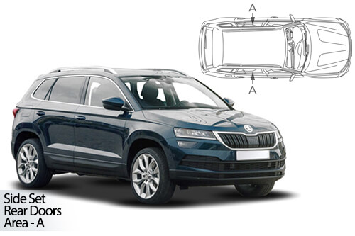 Parasolare Carshades Compatibile Skoda Karoq I 2017-Prezent SUV