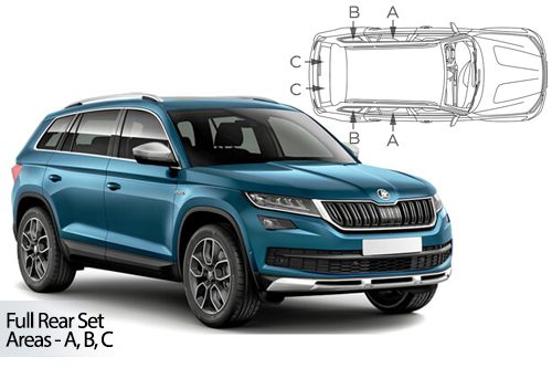 Parasolare Carshades Compatibile Skoda Kodiaq I 2016-Prezent SUV