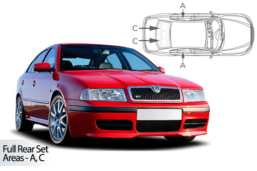 Parasolare Carshades Compatibile Skoda Octavia I 1996-2010 Sedan/ Berlina