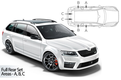 Parasolare Carshades Compatibile Skoda Octavia III 2012-2019 Combi/ Break