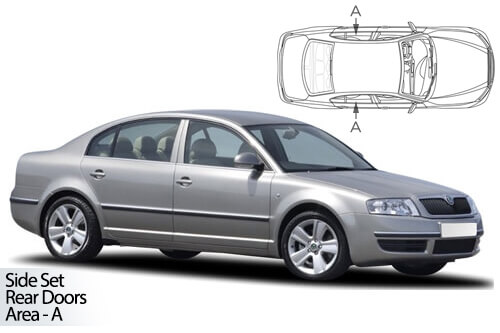 Parasolare Carshades Compatibile Skoda Superb I 2001-2008 Sedan/ Berlina