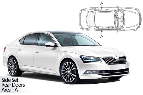 Parasolare Carshades Compatibile Skoda Superb III 2015-Prezent Hatchback