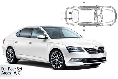 Parasolare Carshades Compatibile Skoda Superb III 2015-Prezent Hatchback