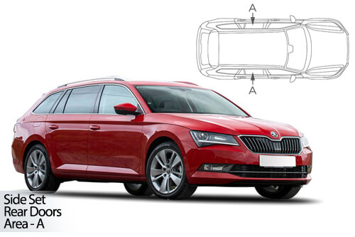 Parasolare Carshades Compatibile Skoda Superb III 2015-Prezent Combi/ Break