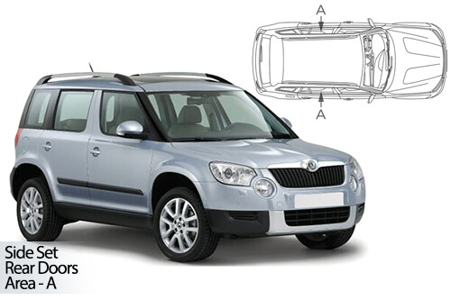 Parasolare Carshades Compatibile Skoda Yeti 2009-2017 SUV