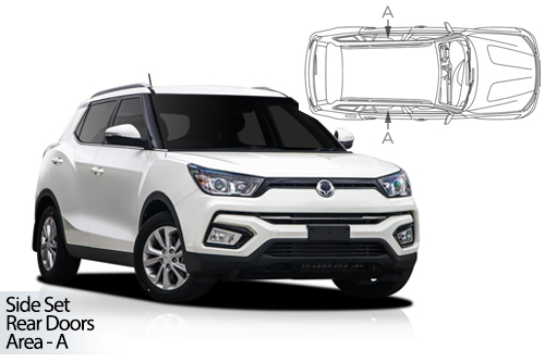 Parasolare Carshades Compatibile Ssangyong Tivoli 2015-Prezent SUV