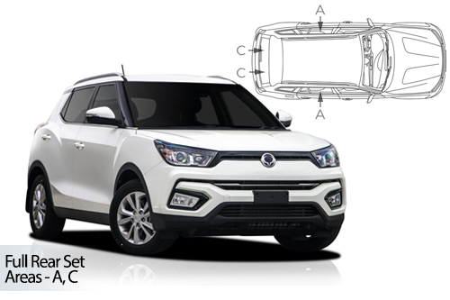 Parasolare Carshades Compatibile Ssangyong Tivoli 2015-Prezent SUV