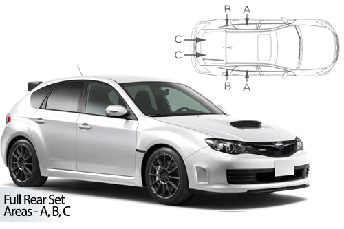 Parasolare Carshades Compatibile Subaru Impreza GH 2008-2011 Hatchback