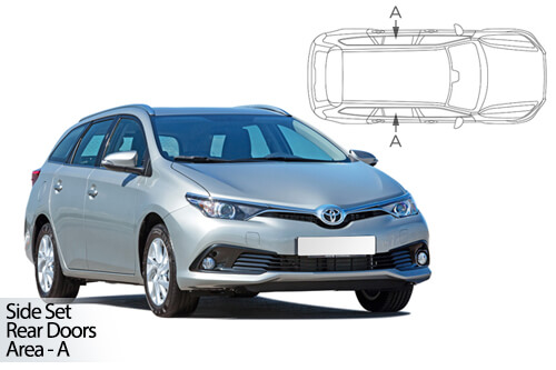 Parasolare Carshades Compatibile Toyota Auris II 2012-2018 Combi/ Break