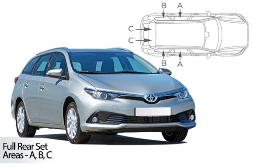 Parasolare Carshades Compatibile Toyota Auris II 2012-2018 Combi/ Break