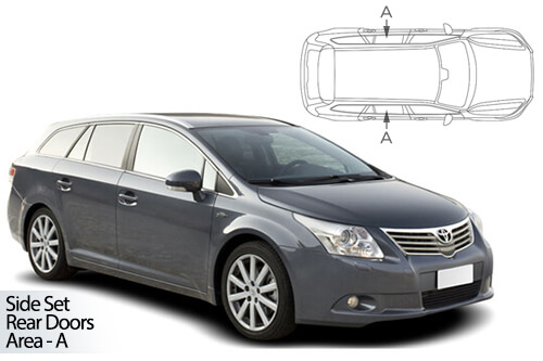 Parasolare Carshades Compatibile Toyota Avensis T270 2009-2018 Combi/ Break