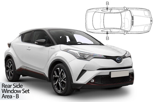 Parasolare Carshades Compatibile Toyota C-Hr 2016-Prezent SUV