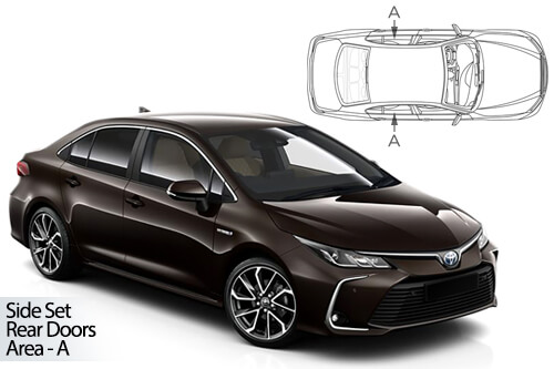 Parasolare Carshades Compatibile Toyota Corolla E210 2018-Prezent Sedan/ Berlina