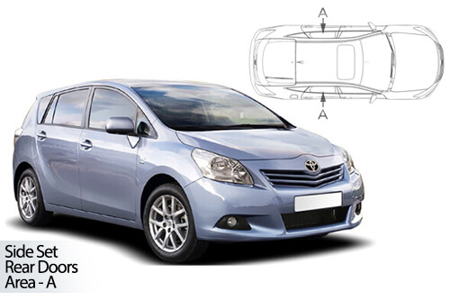 Parasolare Carshades Compatibile Toyota Verso II 2010-2015 Monovolum