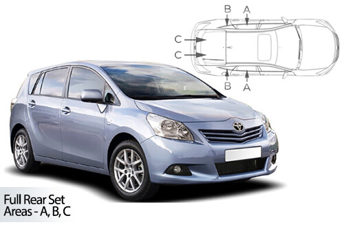 Parasolare Carshades Compatibile Toyota Verso II 2010-2015 Monovolum