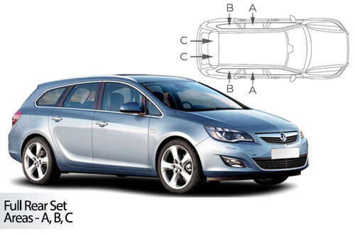 Parasolare Carshades Compatibile Opel Astra J 2009-2018 Combi/ Break