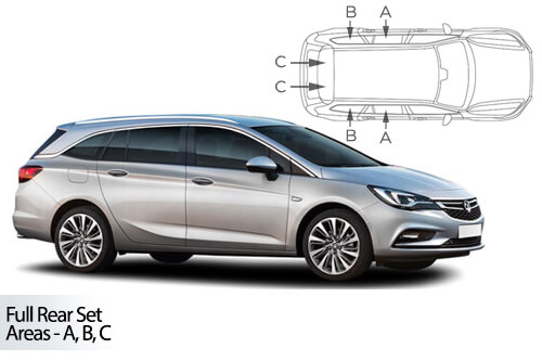 Parasolare Carshades Compatibile Opel Astra K 2015-2022 Combi/ Break