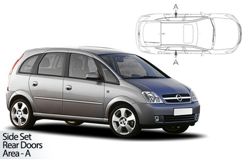 Parasolare Carshades Compatibile Opel Meriva A 2003-2010 Monovolum