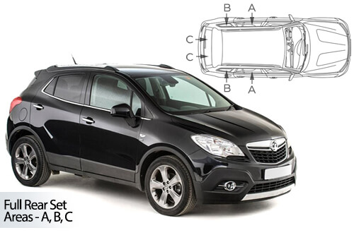 Parasolare Carshades Compatibile Opel Mokka A 2012-2019 Hatchback