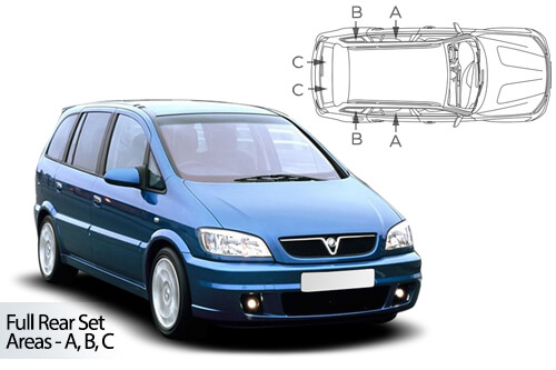 Parasolare Carshades Compatibile Opel Zafira A 1998-2005 Monovolum