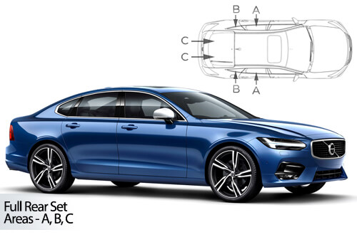 Parasolare Carshades Compatibile Volvo S90 2016-Prezent Sedan/ Berlina