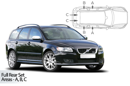 Parasolare Carshades Compatibile Volvo V50 2004-2012 Combi/ Break