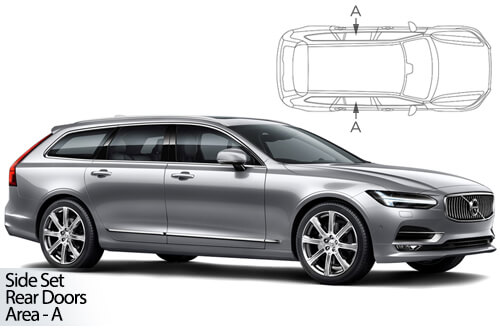 Parasolare Carshades Compatibile Volvo V90 2016-Prezent Combi/ Break