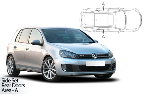 Parasolare Carshades Compatibile Volkswagen Golf Mk6 2008-2013 Hatchback